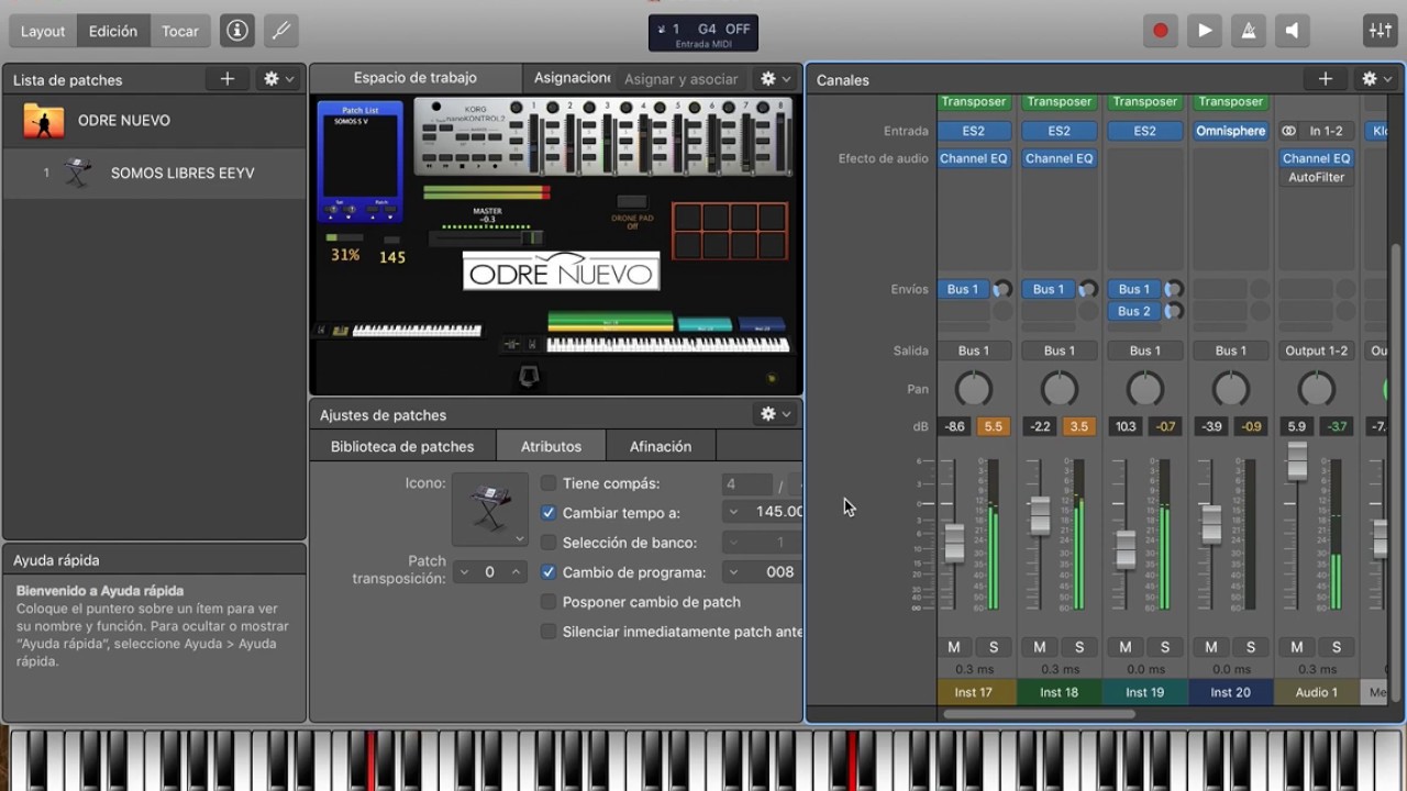 Tutorial Somos libres En Espiritu y Verdad para Mainstage Patch