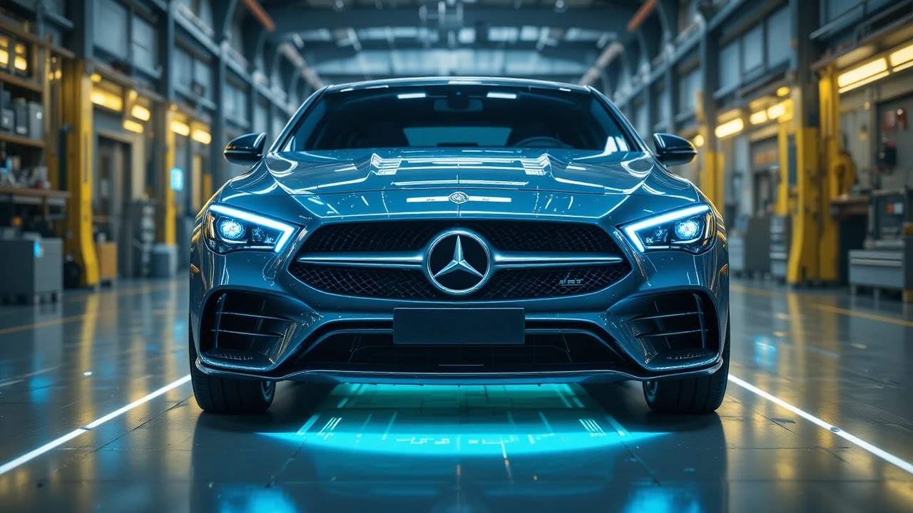 Inside Mercedes-Benz Concept CLA Class Factory | The Future of Electric Luxury Cars #MercedesBenz