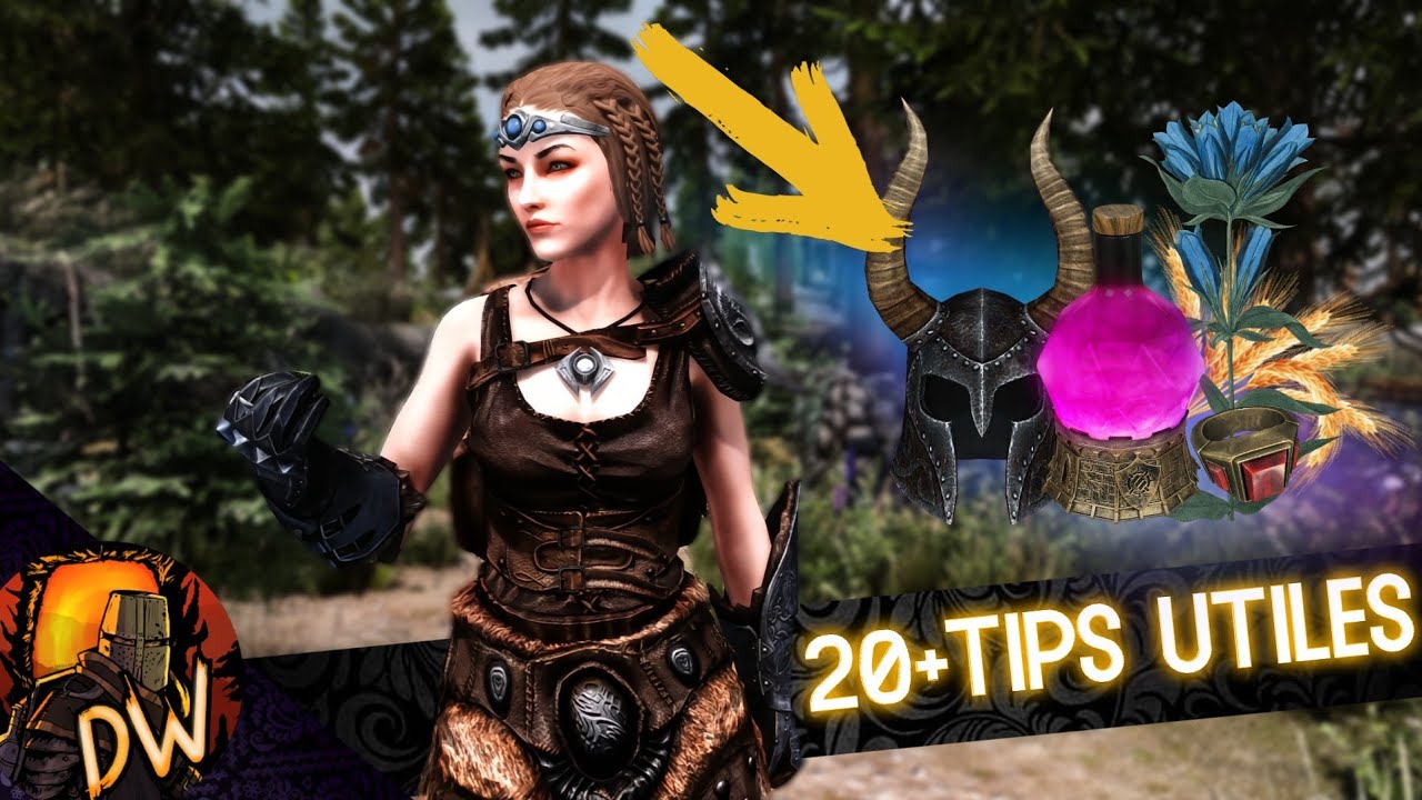 Skyrim!! otros 20 Datos &Uacute;TILES en 7 minutos ⚡⚗️/ Consejos