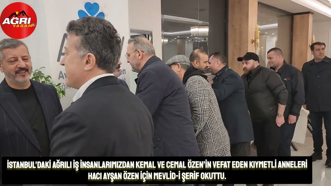 Kemal ve Cemal Özen’in vefat eden kıymetli anneleri Hacı Ayşan Özen için Mevlid-i Şerif okuttu.