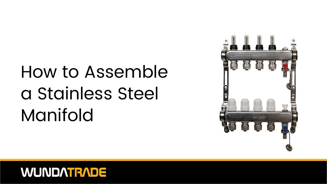 How To  Assemble Premium Pumpset & Stainless Steel Manifold