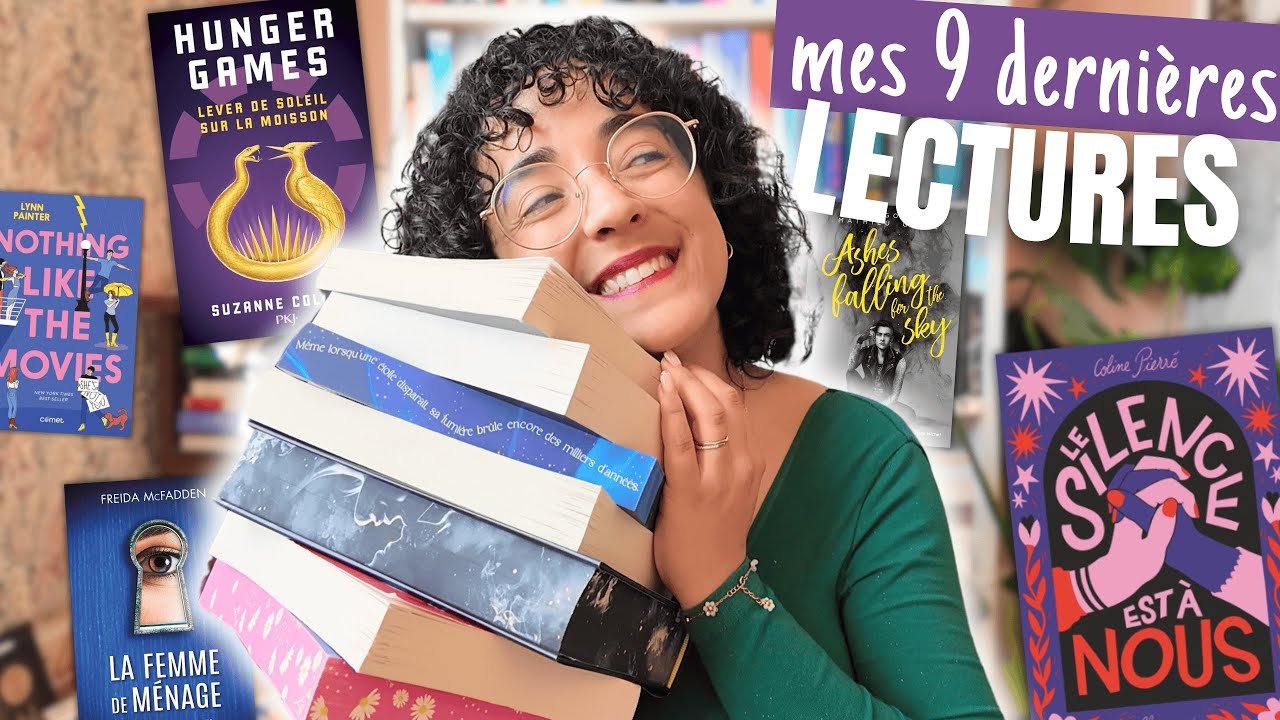 Mes 9 derniers ROMANS lus 📚 que des belles découvertes 🌻📖