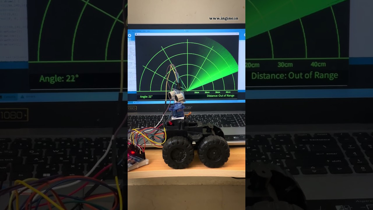 DIY Radar using Ultrasonic sensor and Arduino
