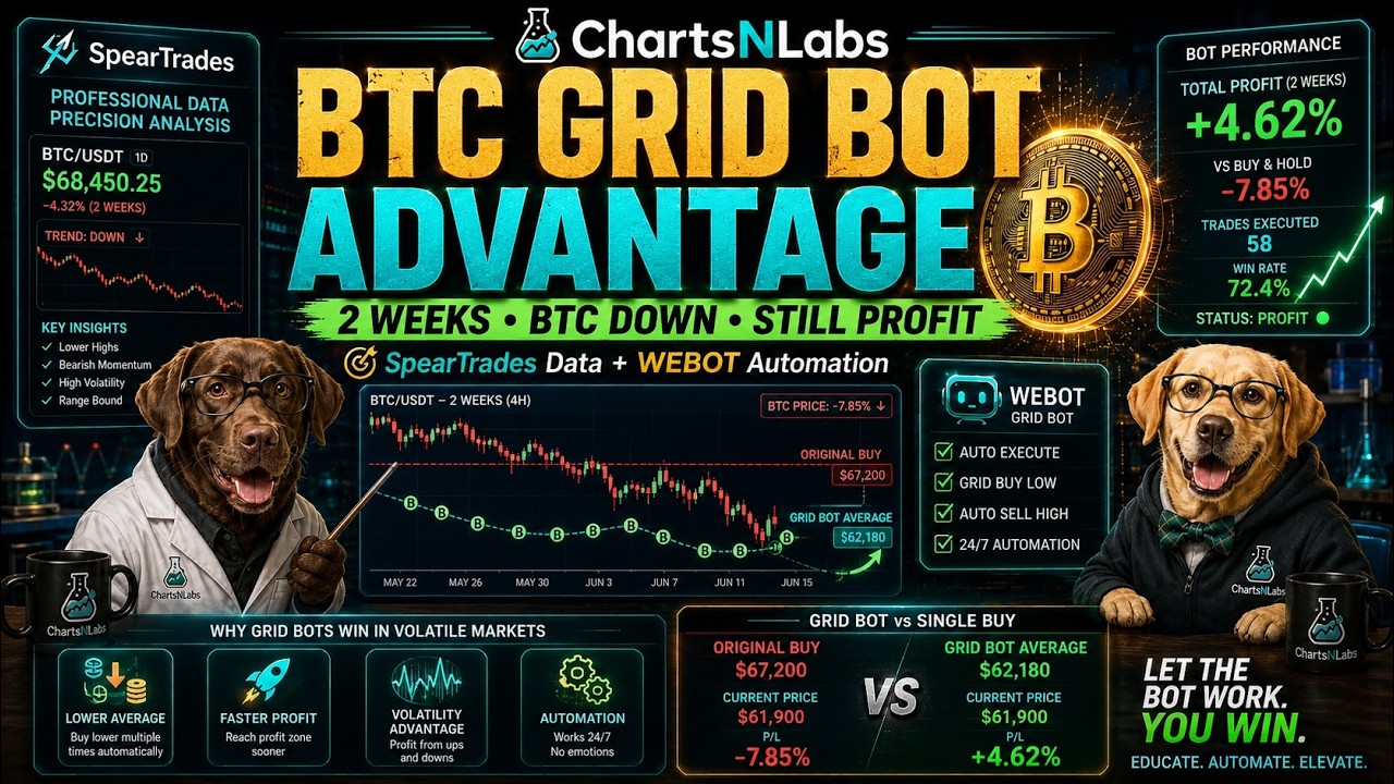 BTC Grid Bot Advantage: How WEBOT Turned a Downtrend Into Faster Profit