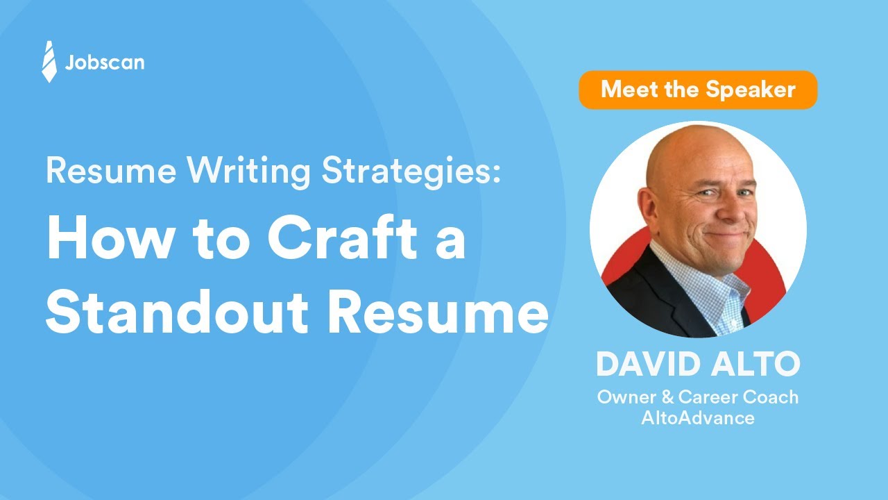 Resume Writing Strategies - Crafting a Standout Resume