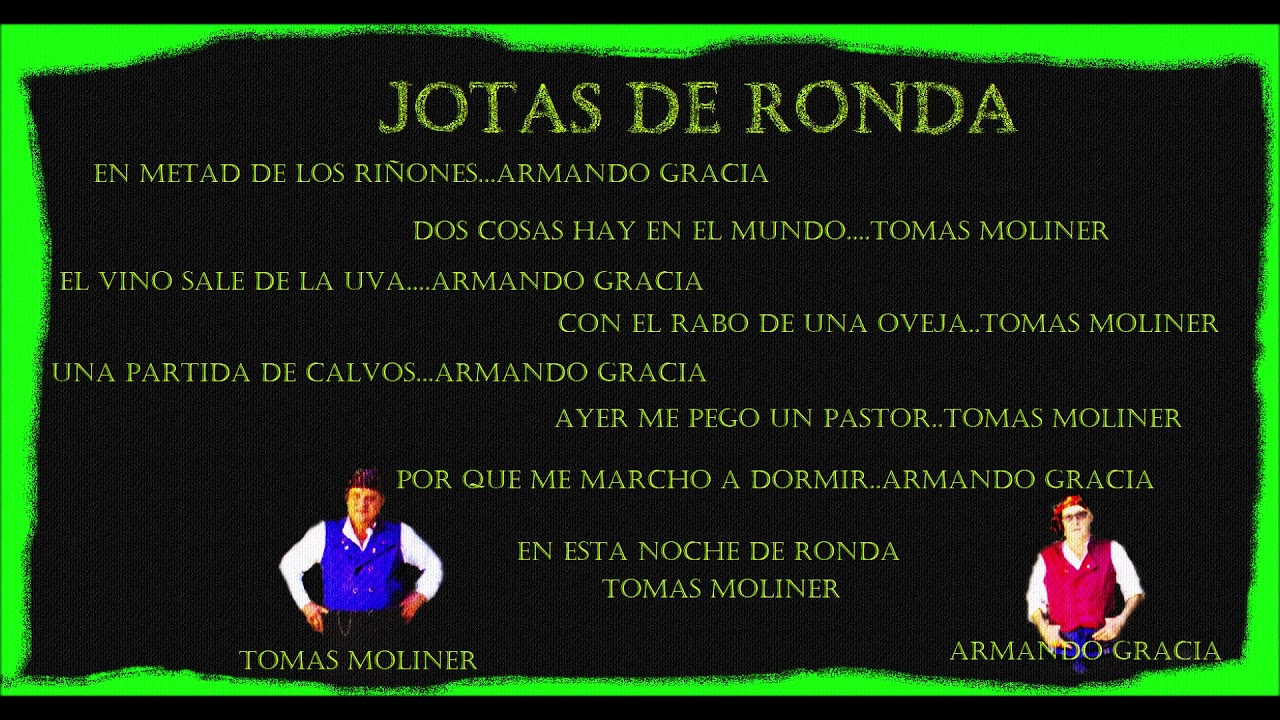 RONDADERAS .ARMANDO Y TOMAS