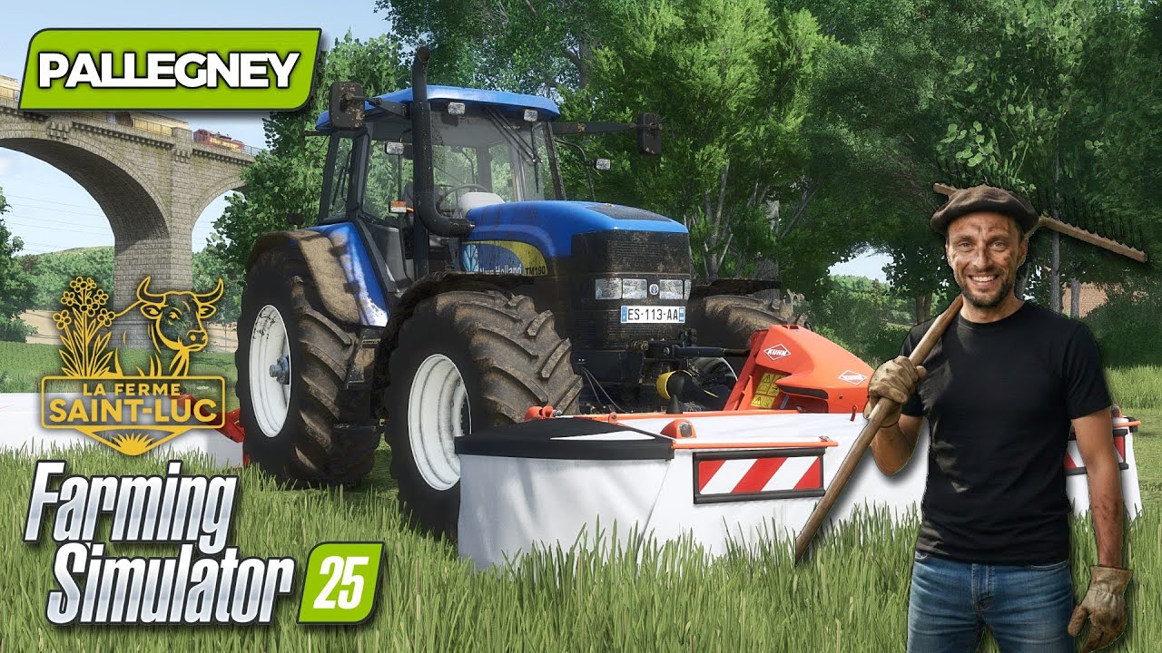FS25 | Pallegney #01 | Nový Savegame! | Sečení luk & obracení sena