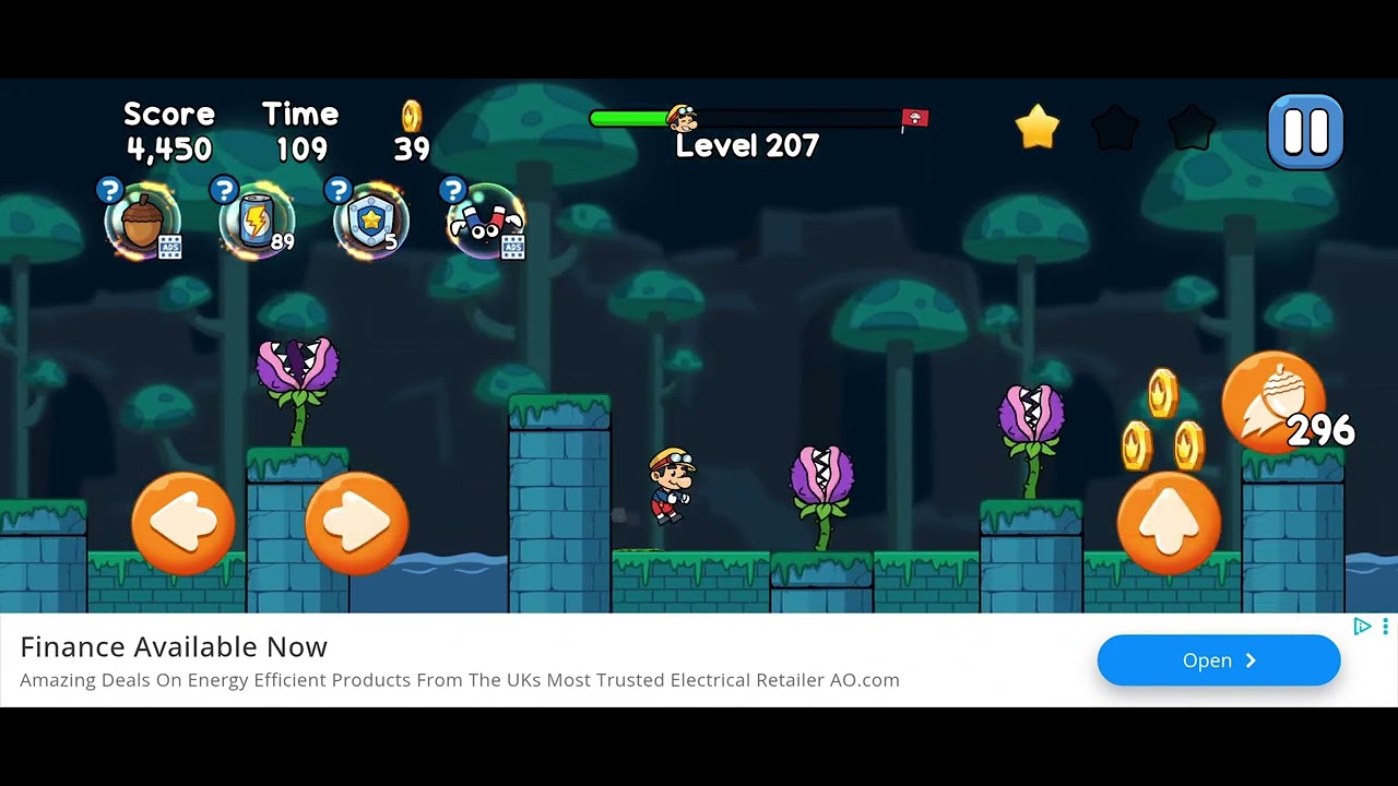 Leo's adventure jungle escape -Level 207-Game video #mario #games #gaming #mariogames #marioparty 