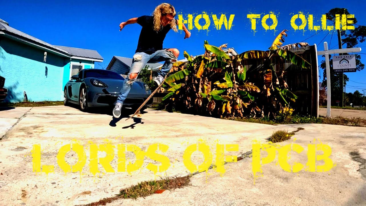 How to Ollie on a Skateboard - Lords of PCB Skateboarding