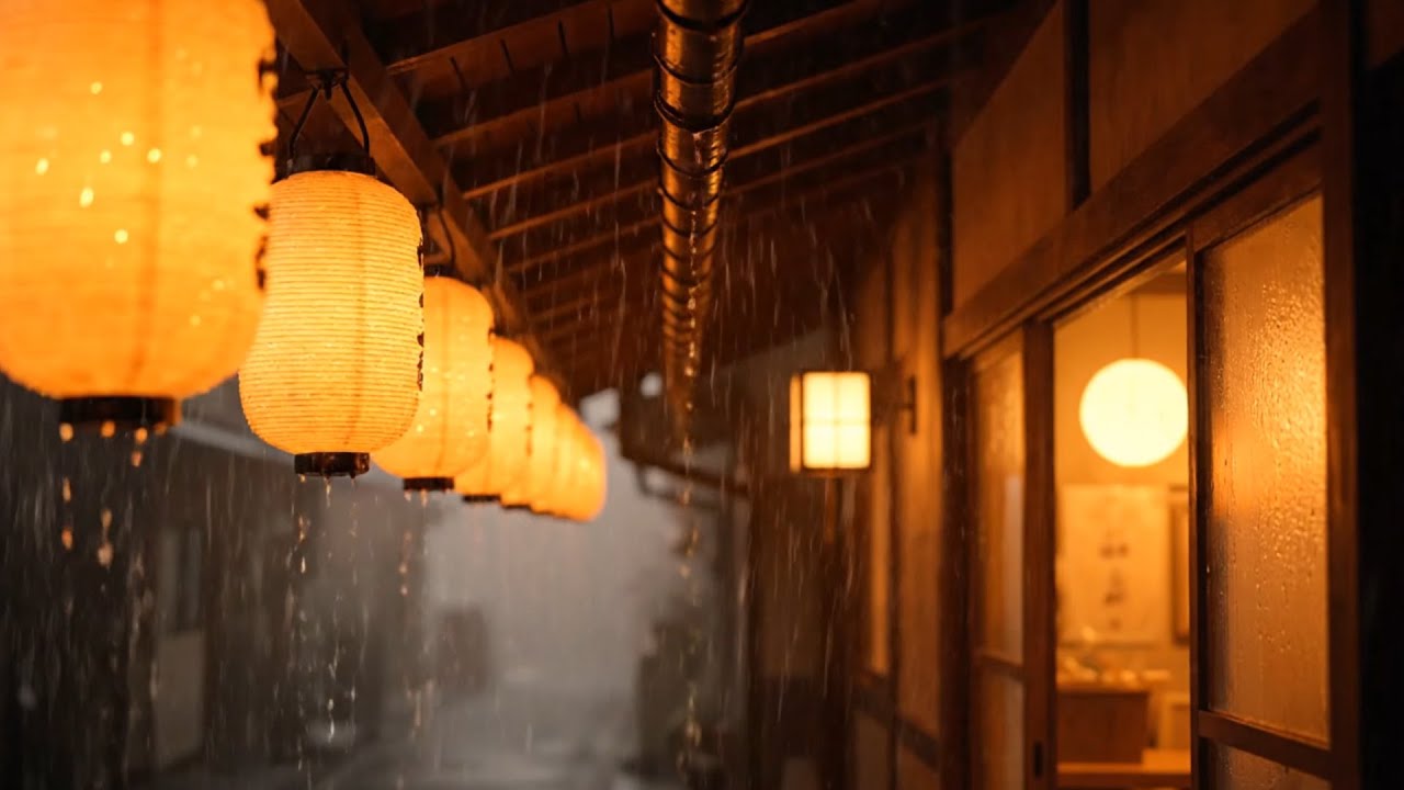 Rainy Streets of Japan | Lofi Music for Studying