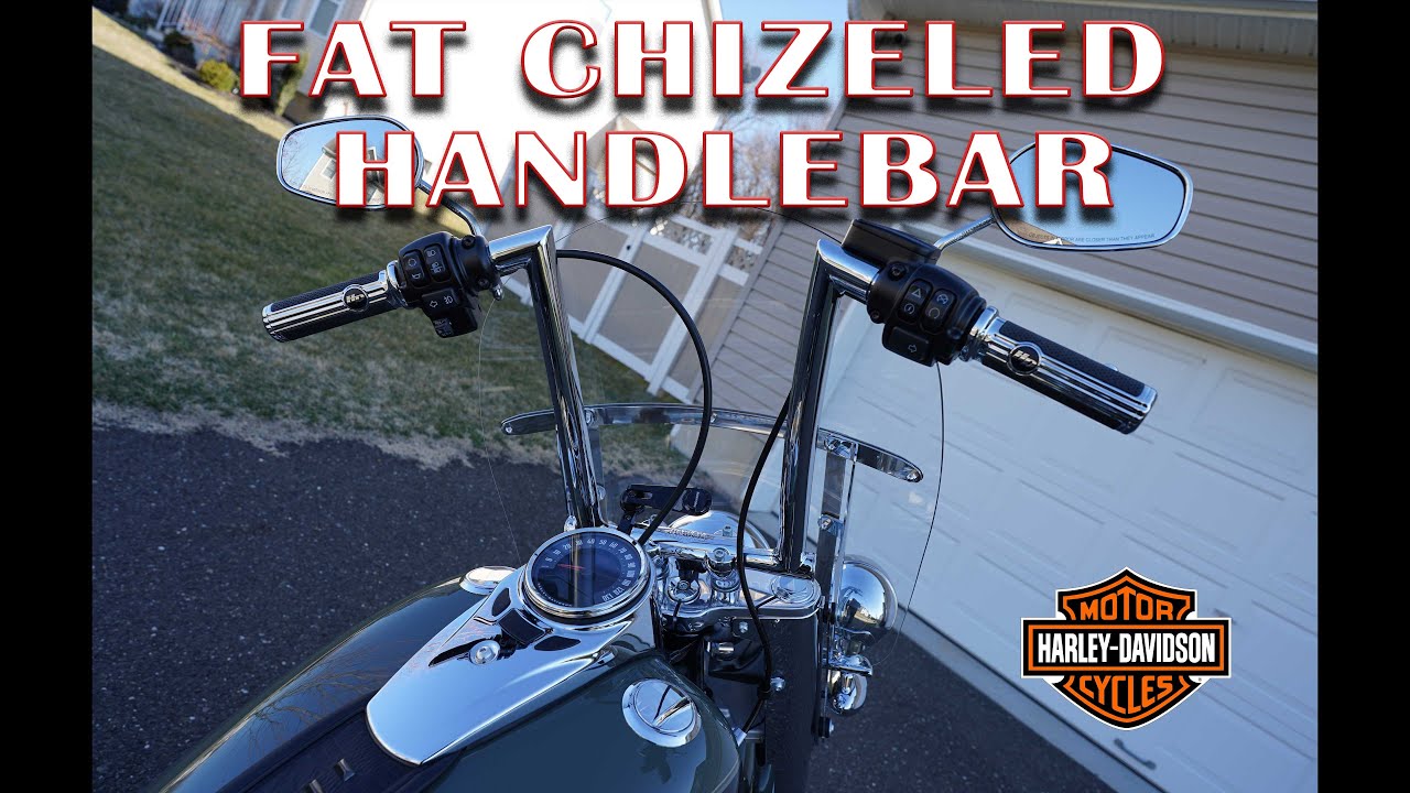 Installed Fat Chizeled Handlebar on my 2021 Harley Davidson Heritage Classic