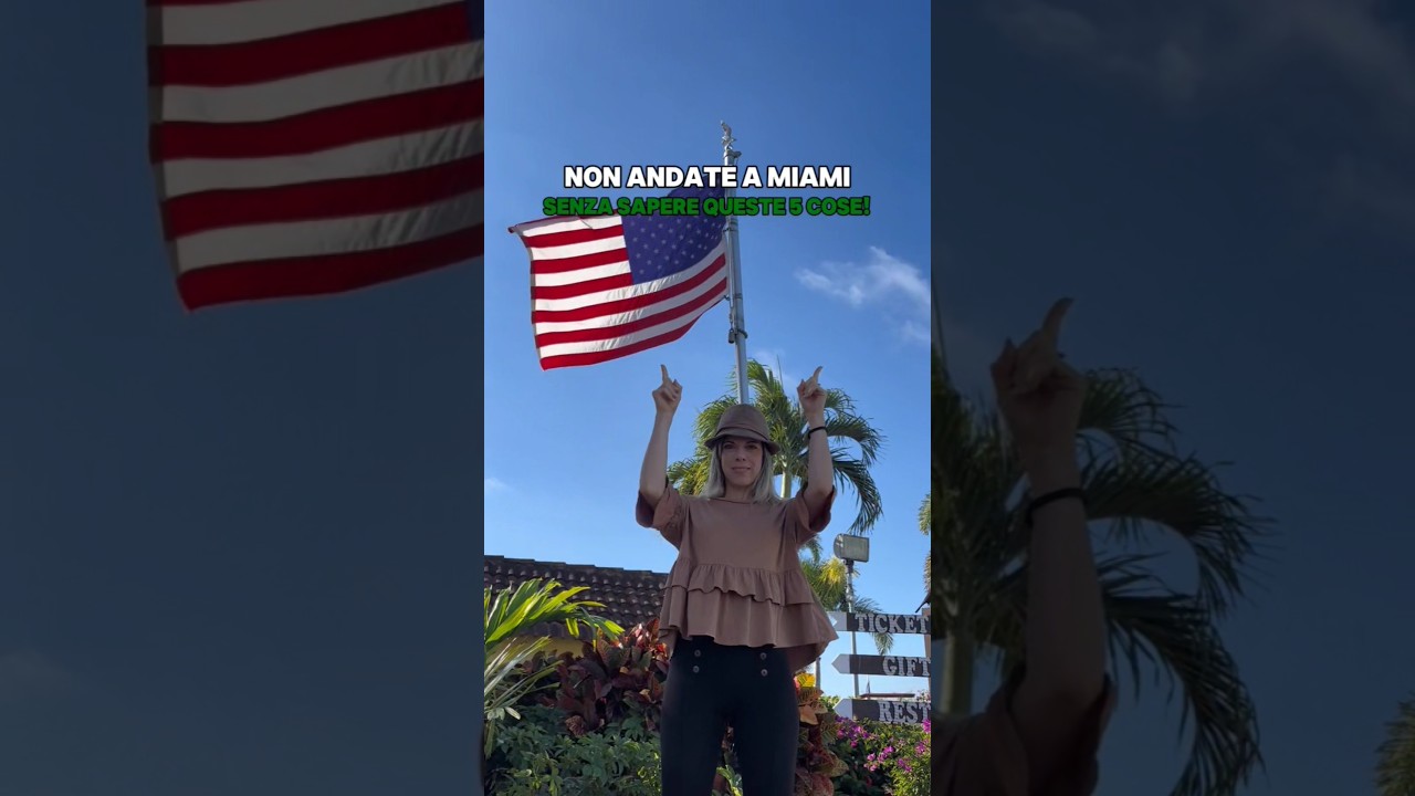 ⬇️ Non andate a Miami senza sapere queste 5 cose! ⬇️ [video completo su ig @vcrocitti]#miami #travel