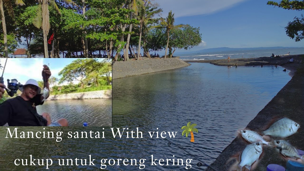 KESERUAN MANCING DI LOLOAN PANTAI SABA Kecil Kecil Cabe Rawit Tarikannya joss ❗❗❗