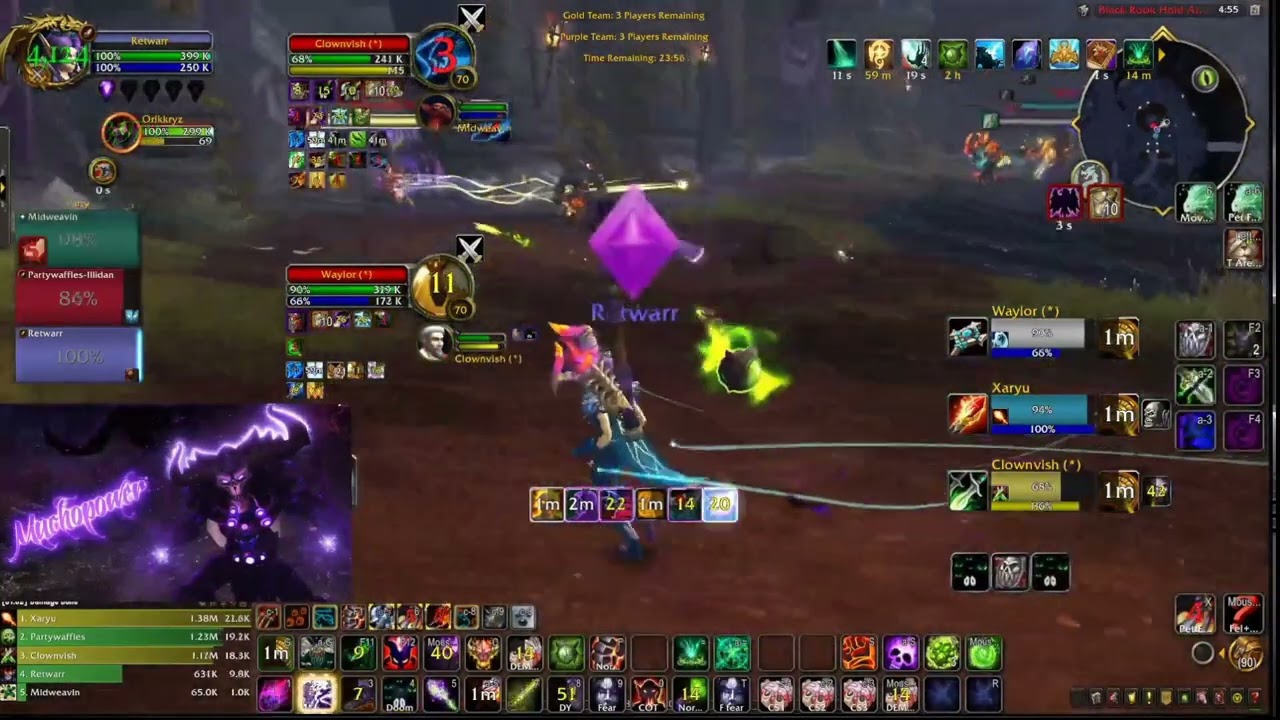 Dragonflight PvP 3v3 Arena gameplay Demonology Warlock/ Unholy DK/ Pres Evoker VS RMP 2200 Mmr
