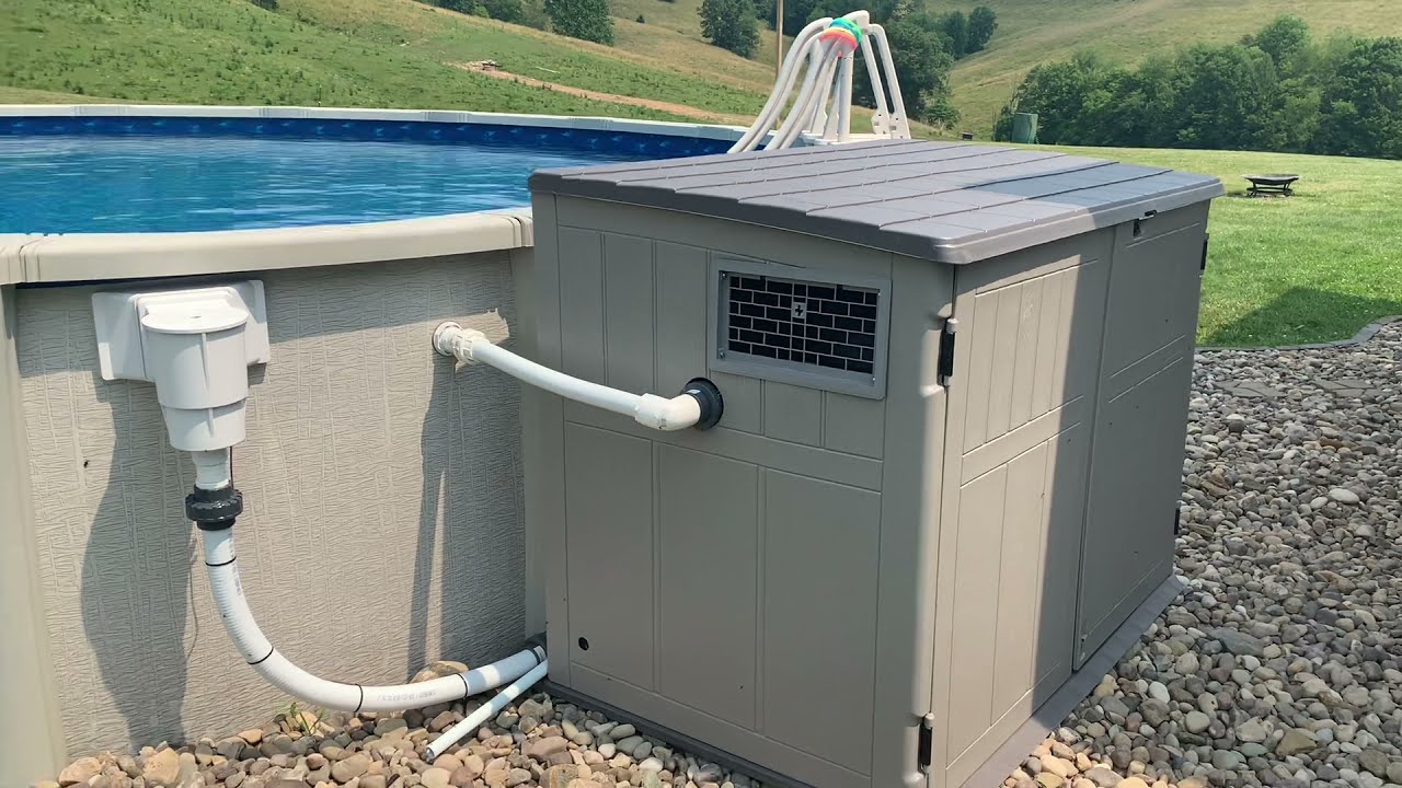 DIY Above Ground Pool Pump House
