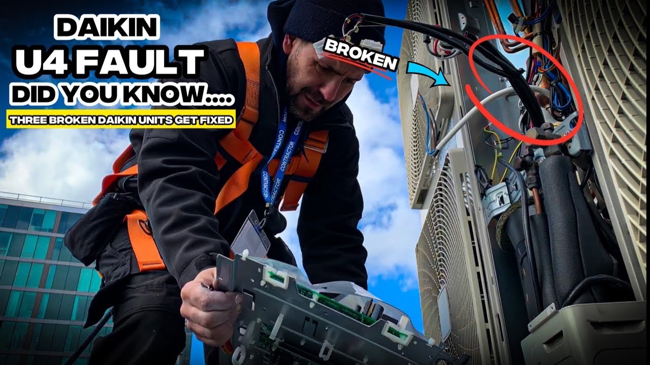 ЭТО НЕИСПРАВНОСТЬ DAIKIN U4! НО ЗНАЕТЕ ЛИ ВЫ, ПОЧЕМУ?