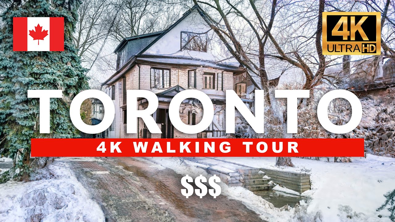 🇨🇦 Toronto Millionaire Houses | Walking Toronto's Luxury Rosedale Neighbourhood  [4K HDR - 60 fps]