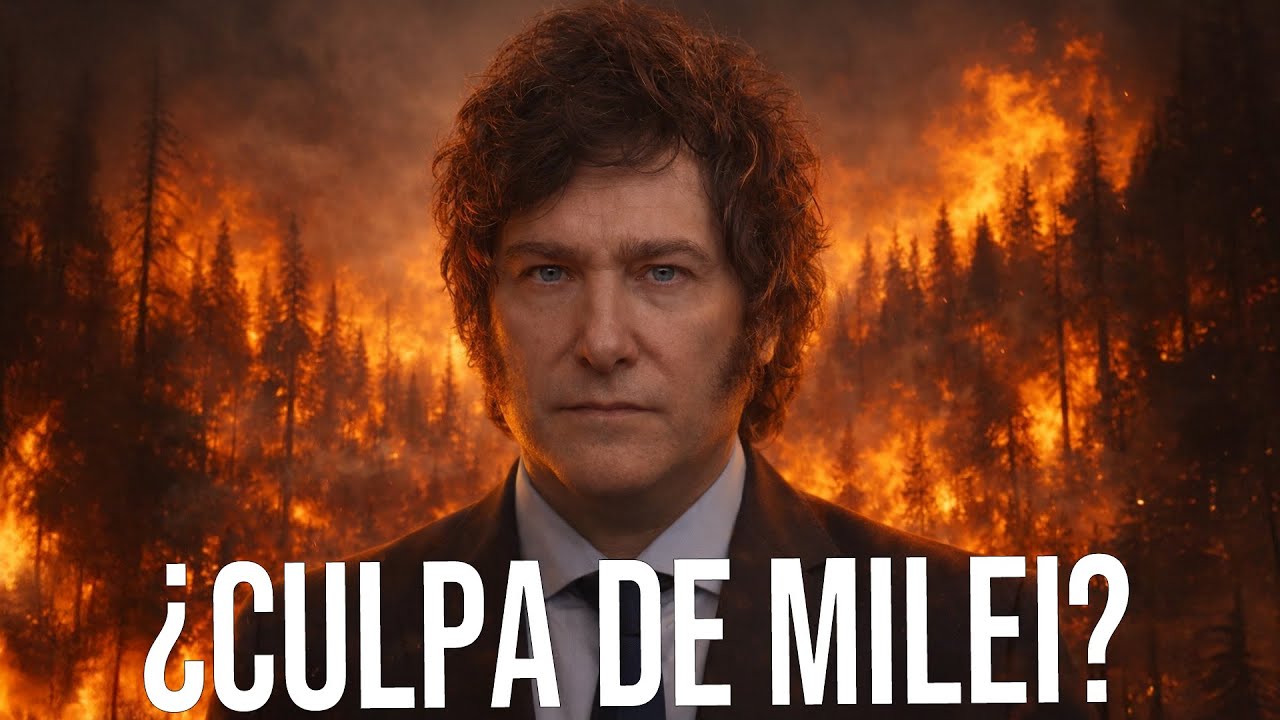 Incendios en la Patagonia: ¿culpa de Javier Milei?