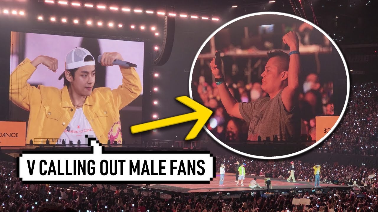 BTS PTD Las Vegas Ending Speech DAY 3 | V calling out male fans! Gentleman make some noise!