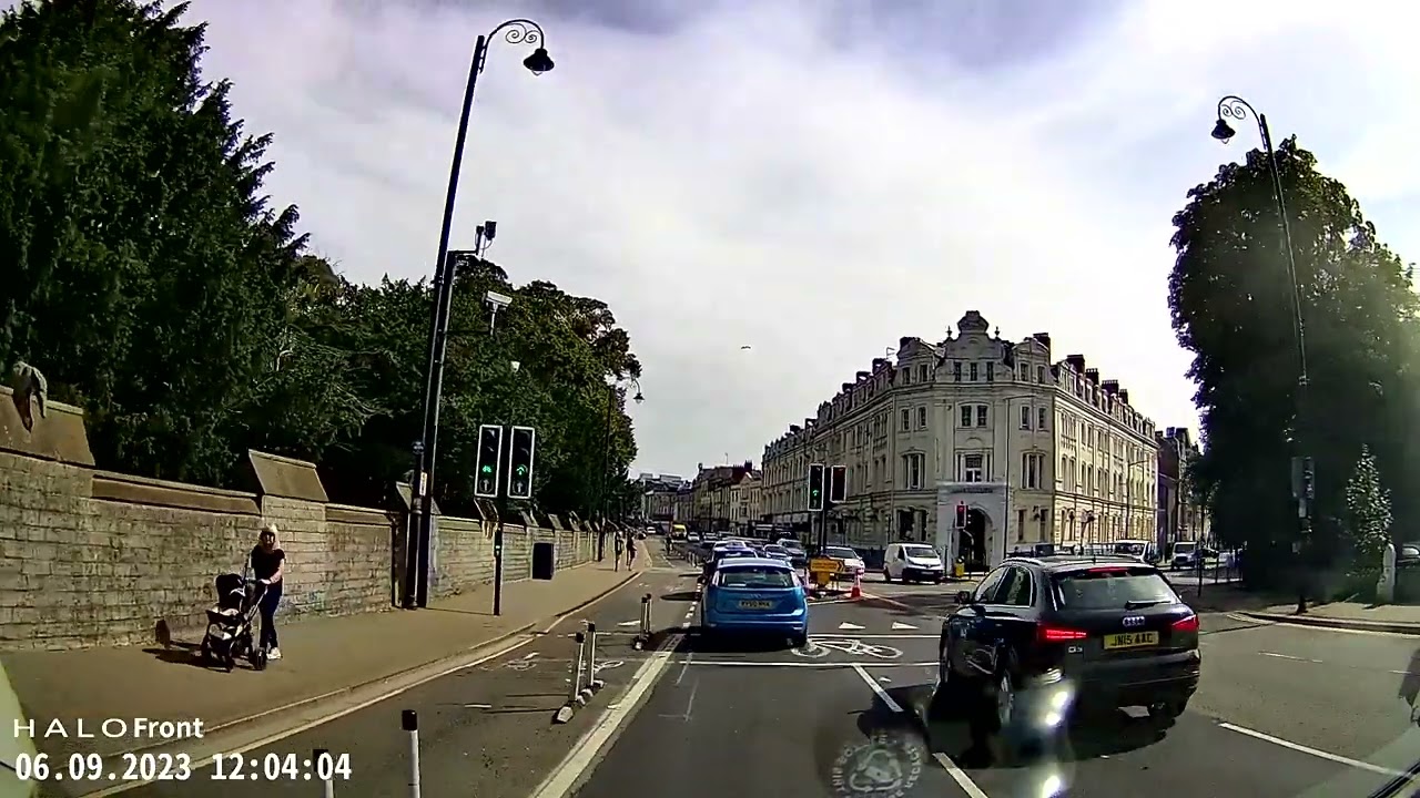 Driving Through Cardiff