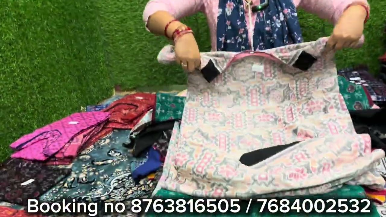 Offer Price ରେ ଘିନି ନଉନ Both Side With Hand Design Sambalpuri Kurti