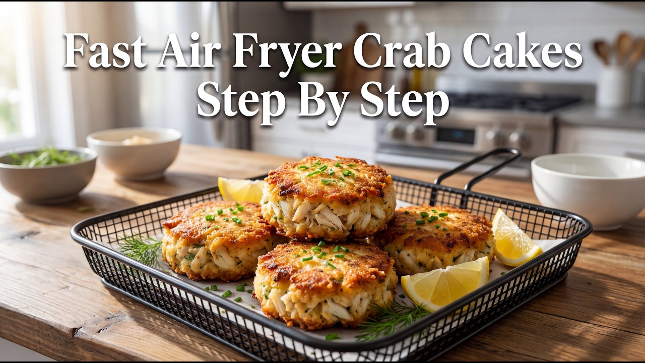 Fast Crispy Air Fryer Crab Cakes Cooking Guide Step By Step