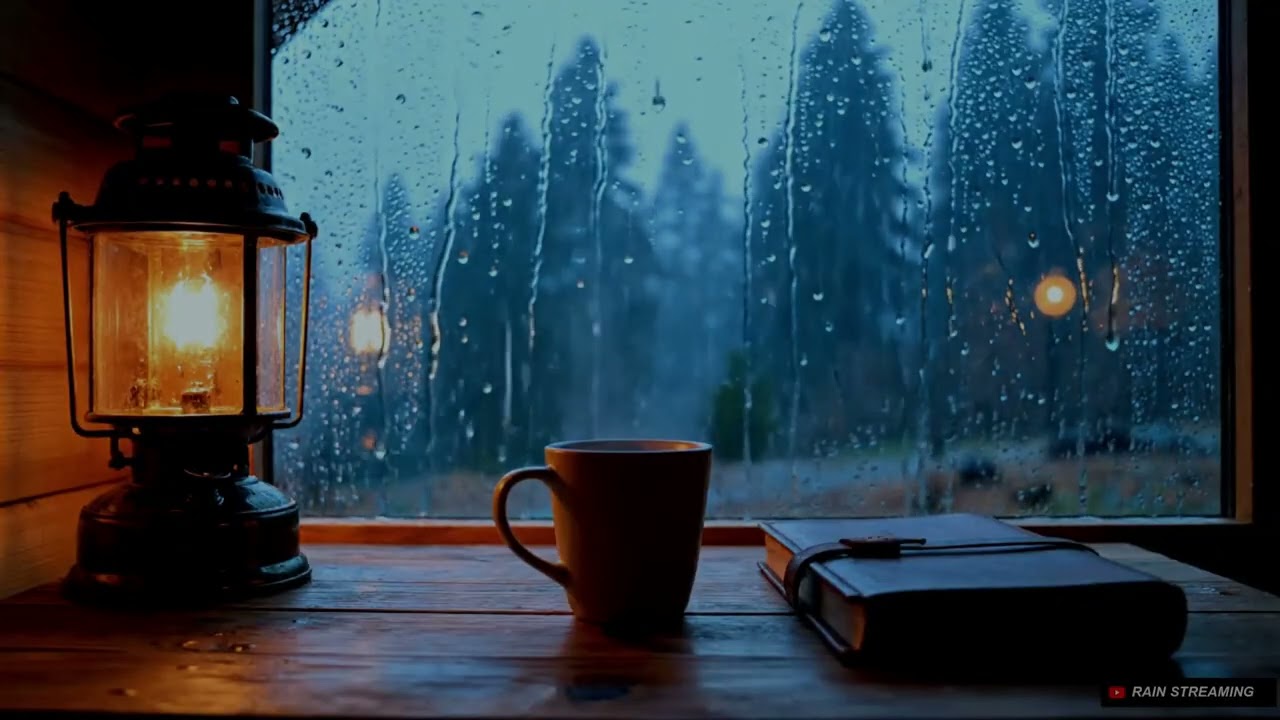 Cabin Night Rain • Peaceful Sleep & Stress Release【RainStreaming #143】