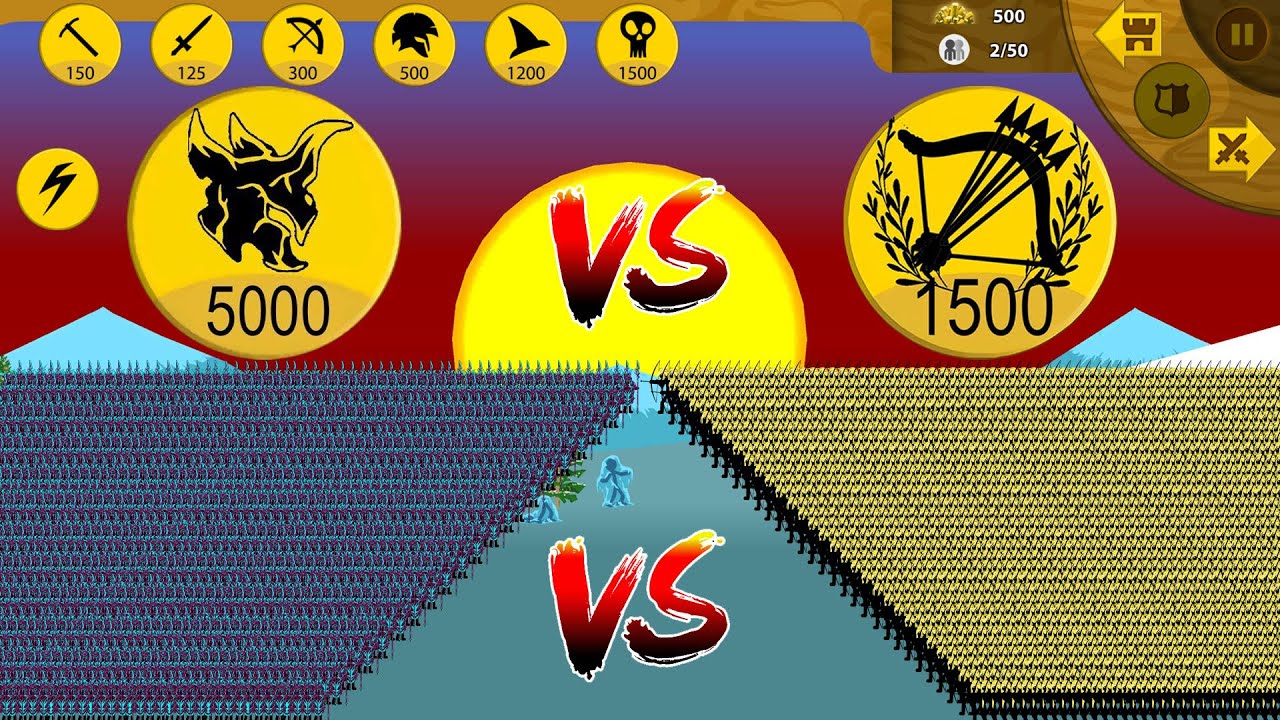 STICK WAR LEGACY | Icon Spearton Vamp Vs Archidon Icon🔥EPIC BATTLE
