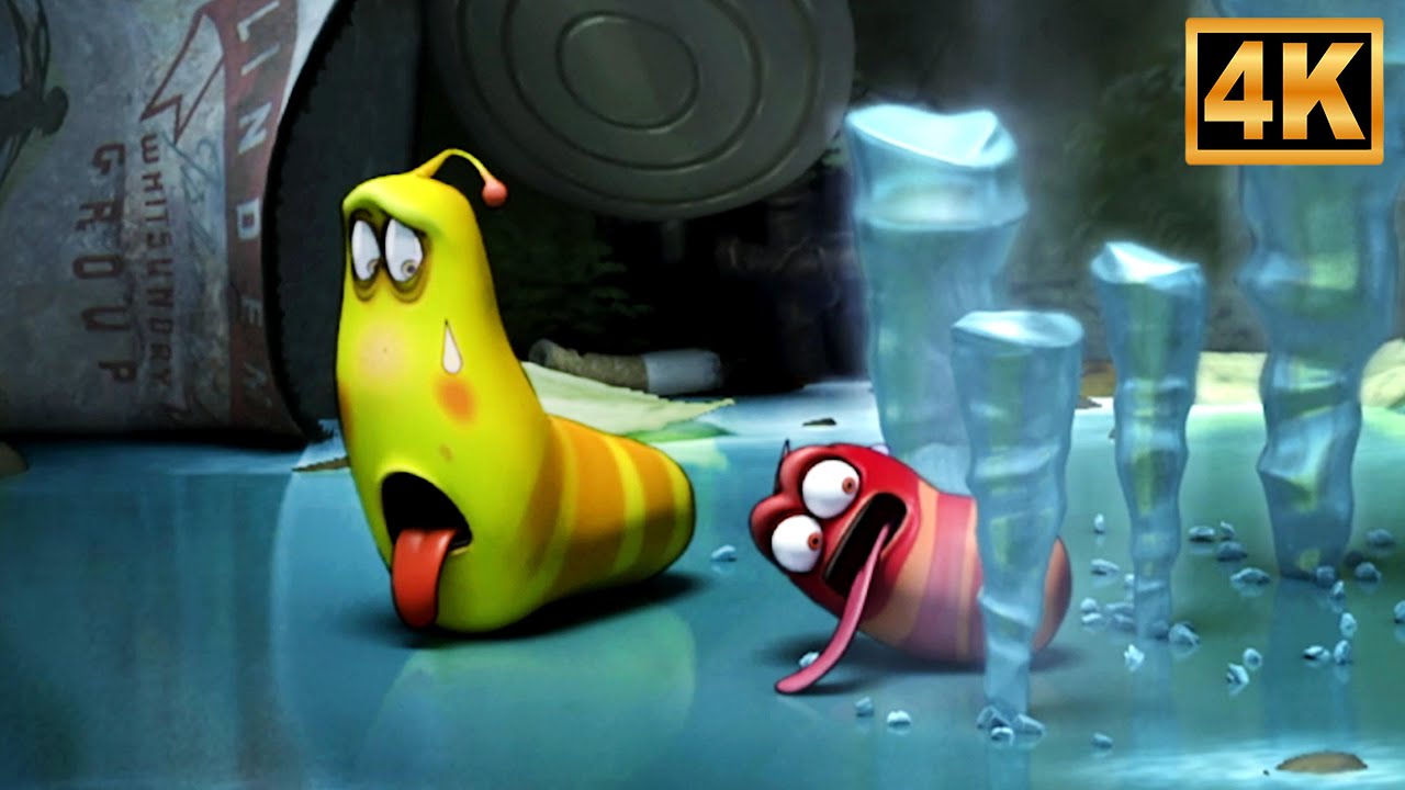 Larva Adventures Episode 6 - Ice Road Fun Animation for Kids
