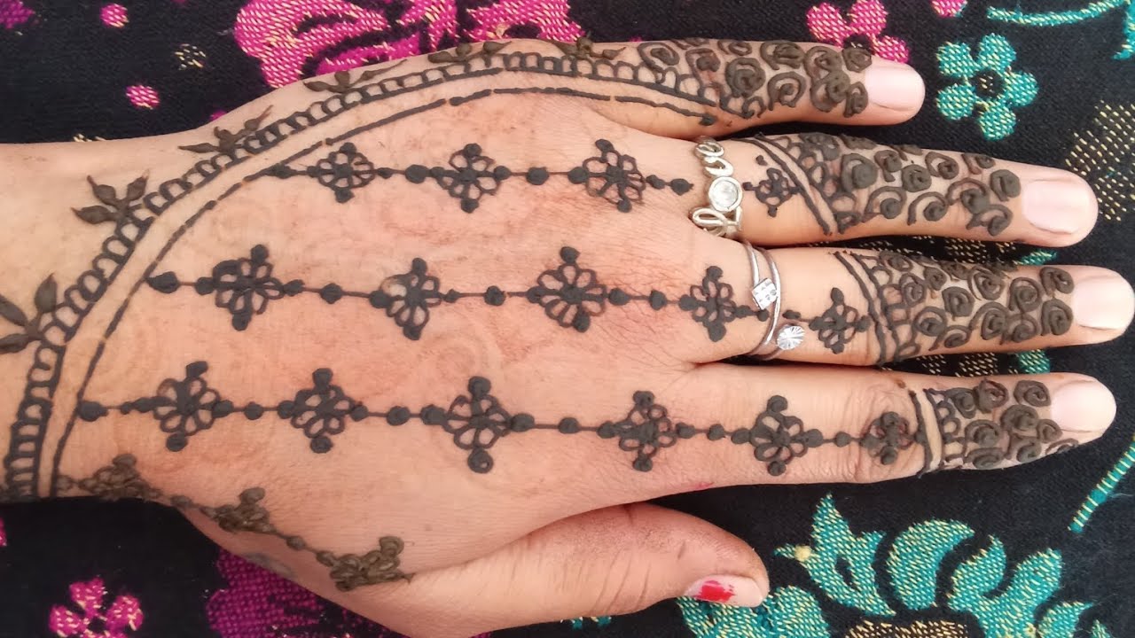 🌿 Step by Step Full Hand Mehndi Design | Easy but Royal Look