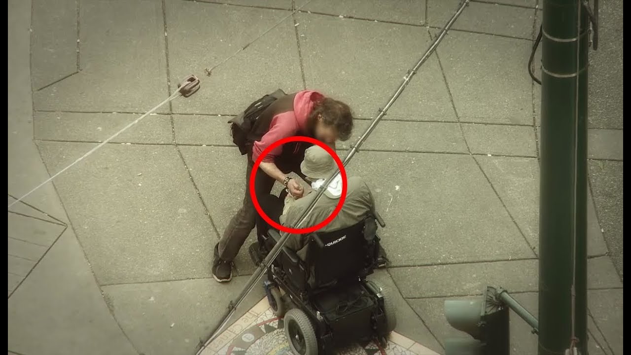 When This Cop Went Undercover In A Wheelchair To Catch Thieves, What He Witnessed Left Him In Tears