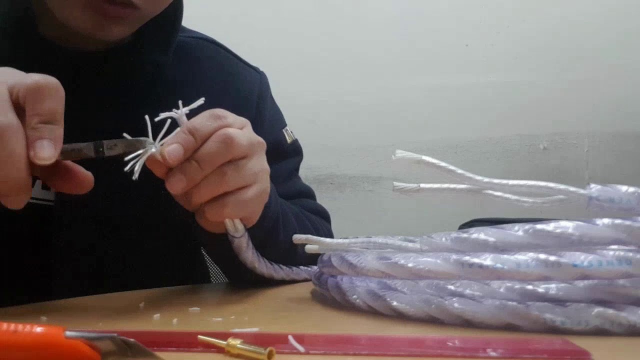 [QED] 큐이디 Signature Genesis Silver Spiral 케이블 수작업 하기