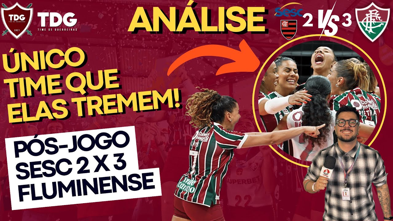 🏐 NORMALIDADE NO MARACANÃZINHO! | SÓ O FLUMINENSE VENCE O SESC-RJ FLAMENGO! | PÓS-JOGO SESC 2X3 FLU!