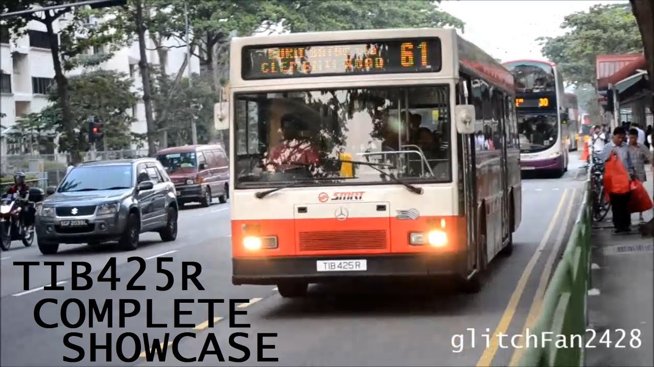 [SMRT] (Retired) Mercedes Benz O405 Hispano Carrocera First Unit TIB425R Complete Showcase