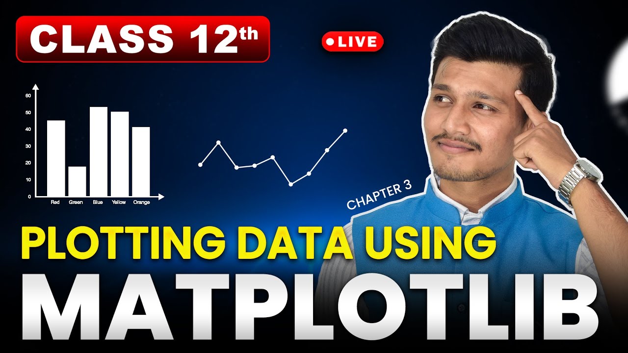 Matplotlib💥 Class 12 IP Chapter 3 FULL EXPLAINED by Kartik Sir