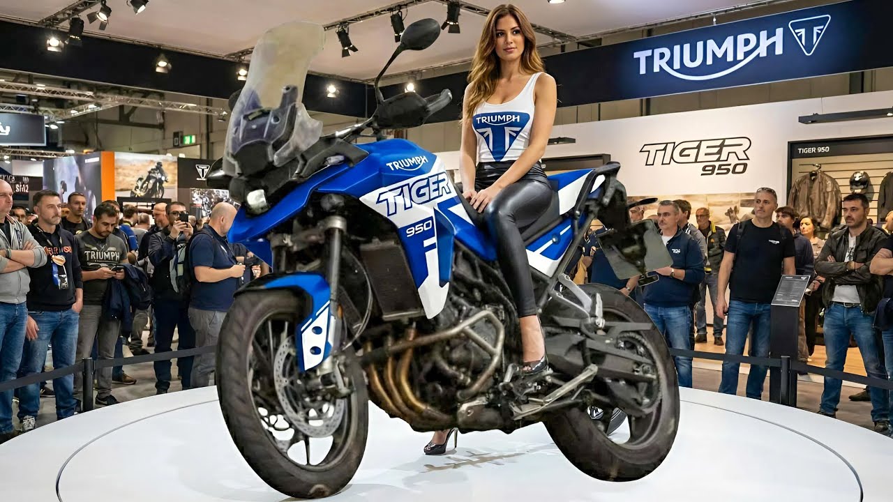 Выпущен новый мотоцикл Triumph Tiger 950 2026 года!!