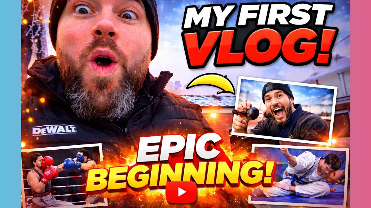 MY FIRST VLOG | A Day in the Life ⚡ Electrical Work, Jiu Jitsu & Boxing 🥊 