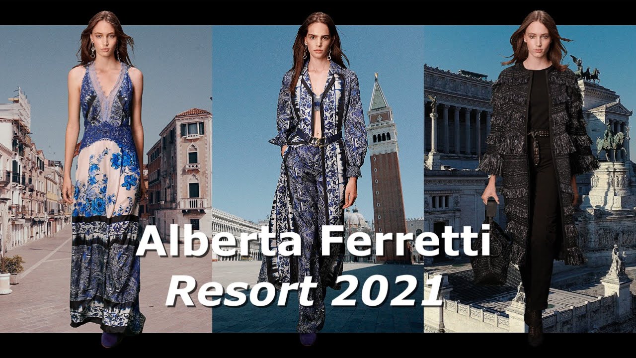 Alberta Ferretti - the short review of the fashion collection Resort 2021
