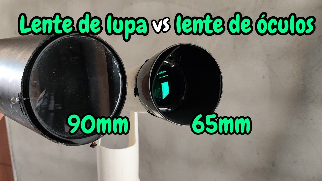 Telescópio Caseiro: Lupa Vs Óculos