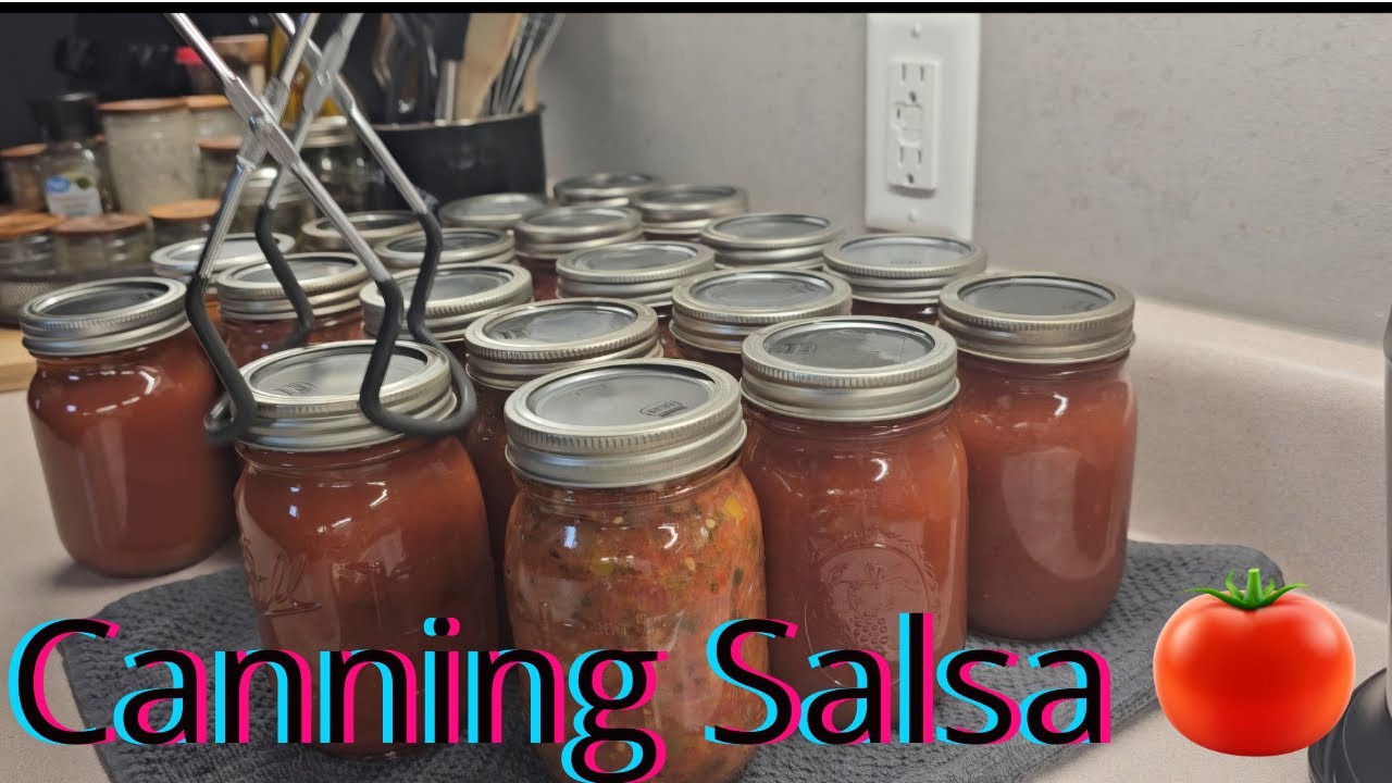 Canning Salsa With Homegrown Ingredients