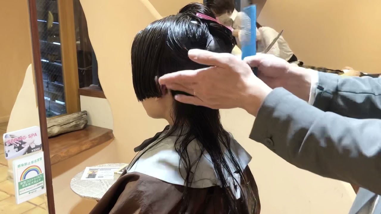 ロングからばっさり刈り上げショート