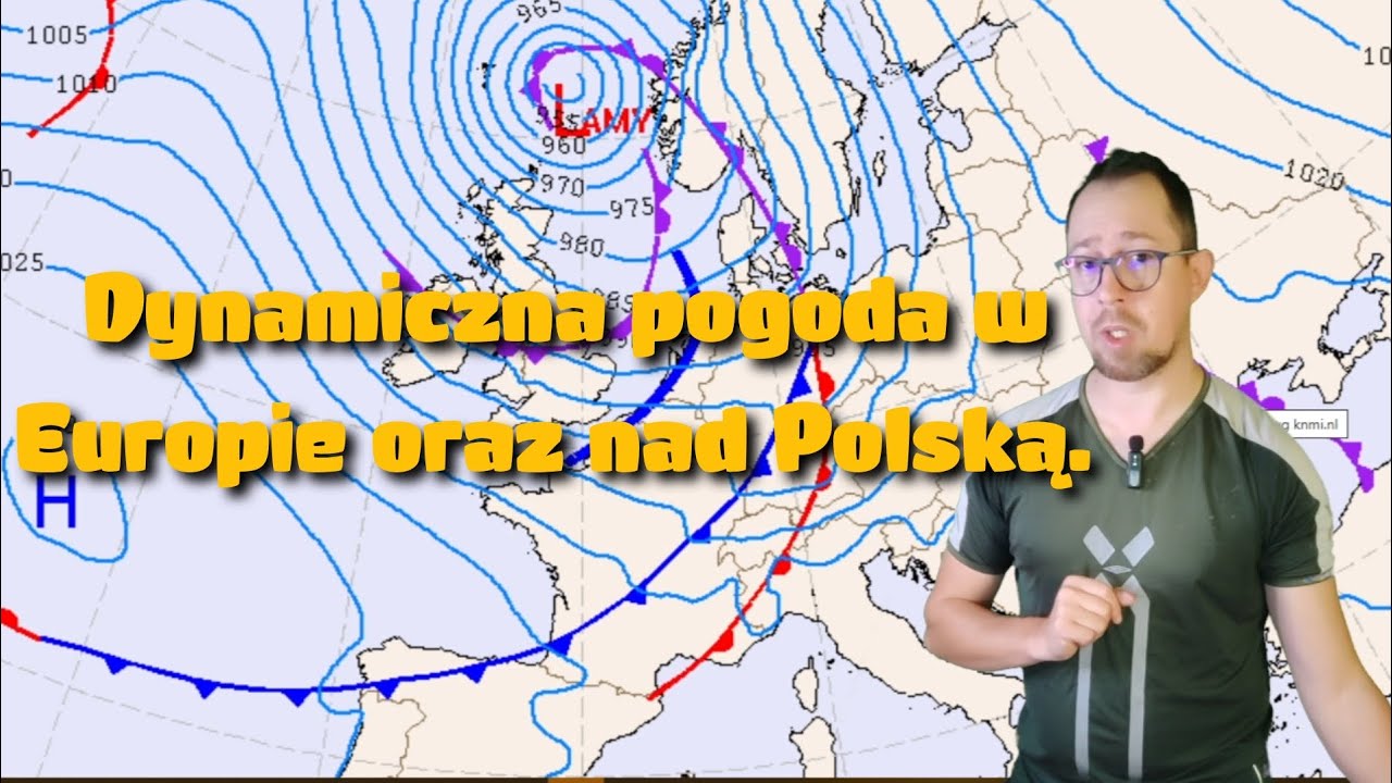 Niż AMY — Pogoda dla Europy oraz nad Polską