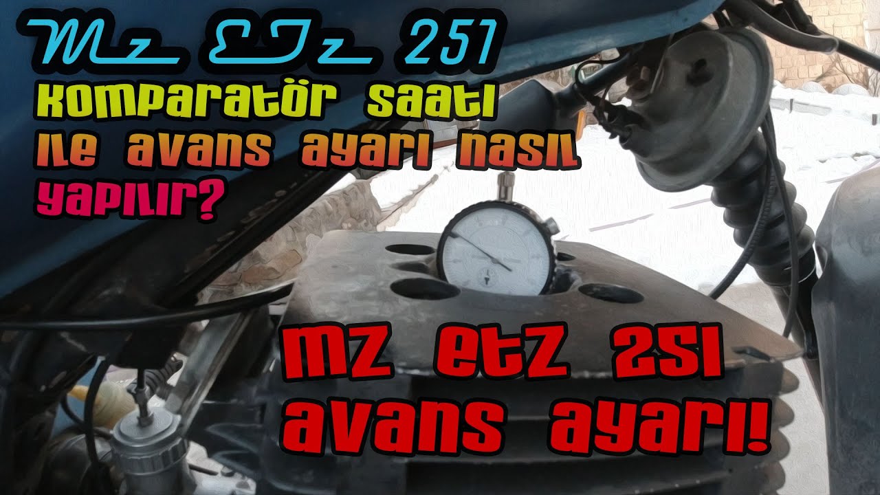MZ ETZ 251 VE TÜM PLATİNLİ MOTORLARA AVANS AYARI NASIL YAPILIR? PLATİN AYARI! ÇOOK DETAYLI!