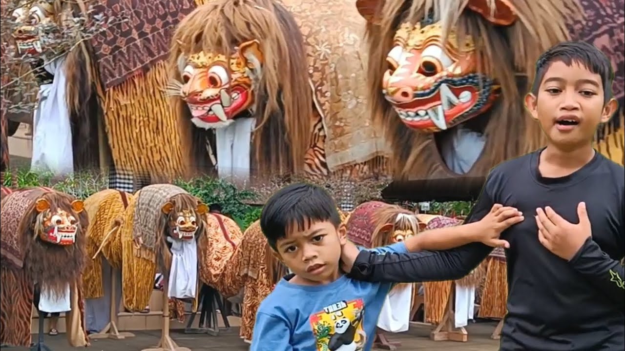 Irvan Dan Adiknya Lihat Banyak Barong