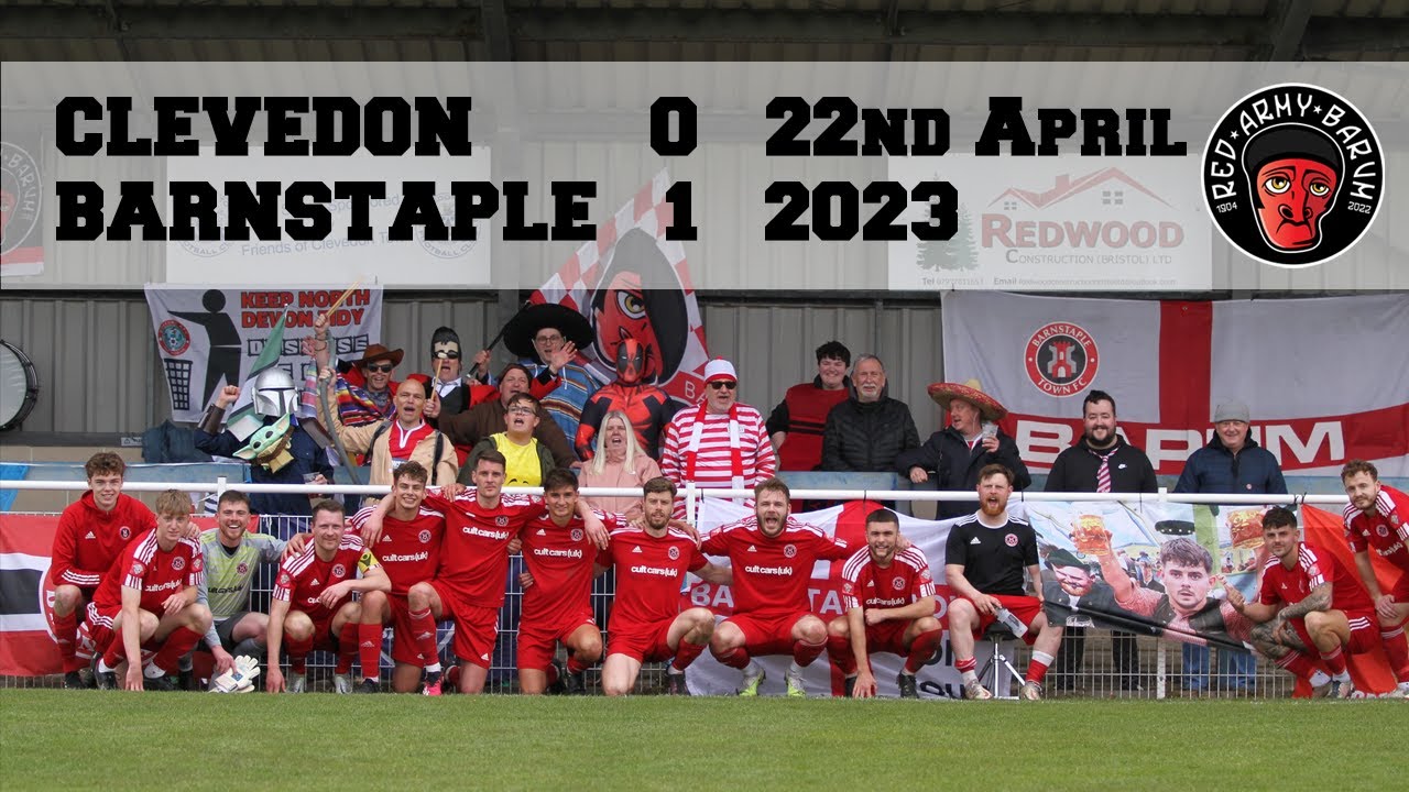 HIGHLIGHTS | Clevedon vs Barnstaple Town - 22nd April 2023 [MIRROR]
