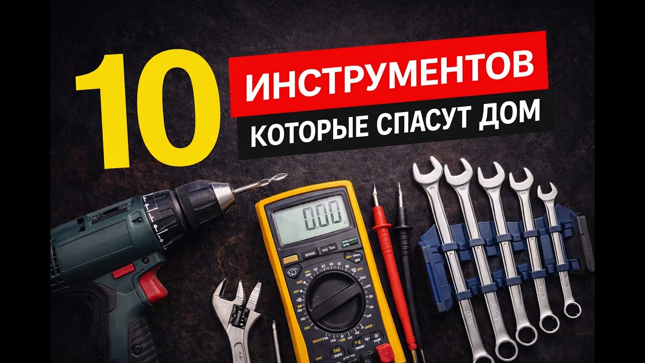 ТОП-10 инструментов, которые должны быть в каждом доме #мастер #ремонт #ремонтквартиры