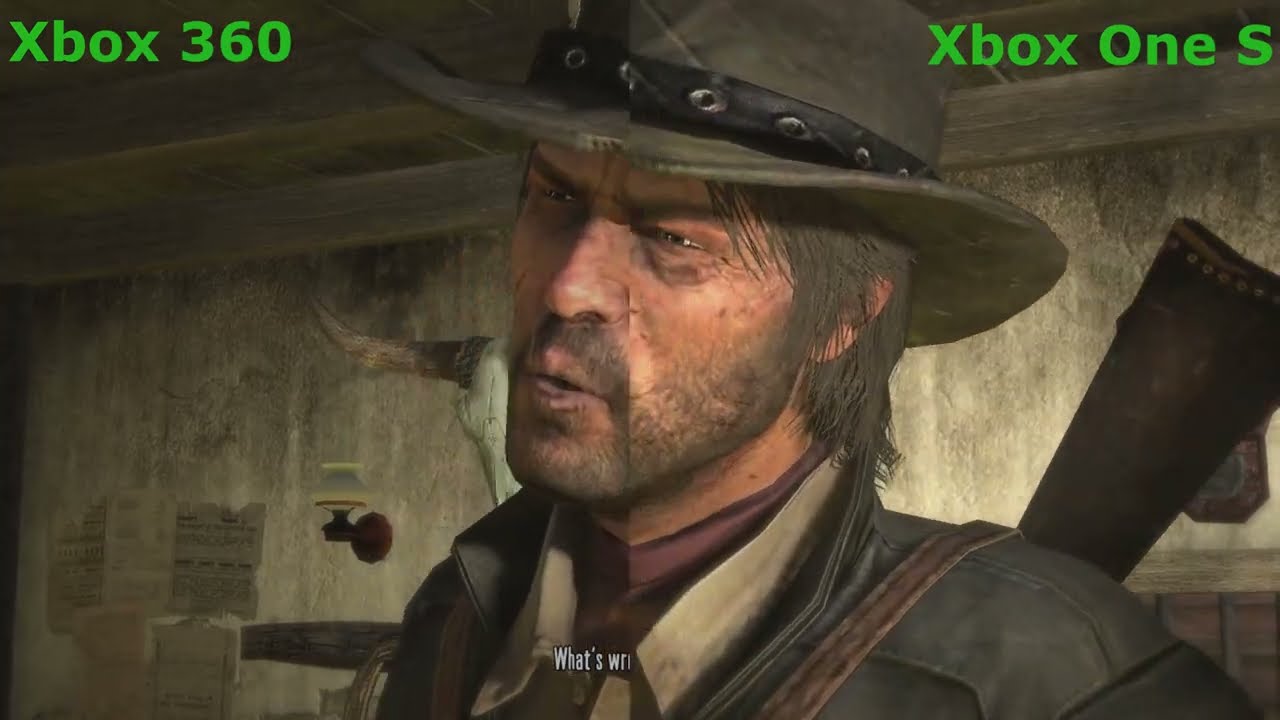 Red Dead Redemption (Xbox 360 vs Xbox One S) Graphics Comparison -No Commentary-