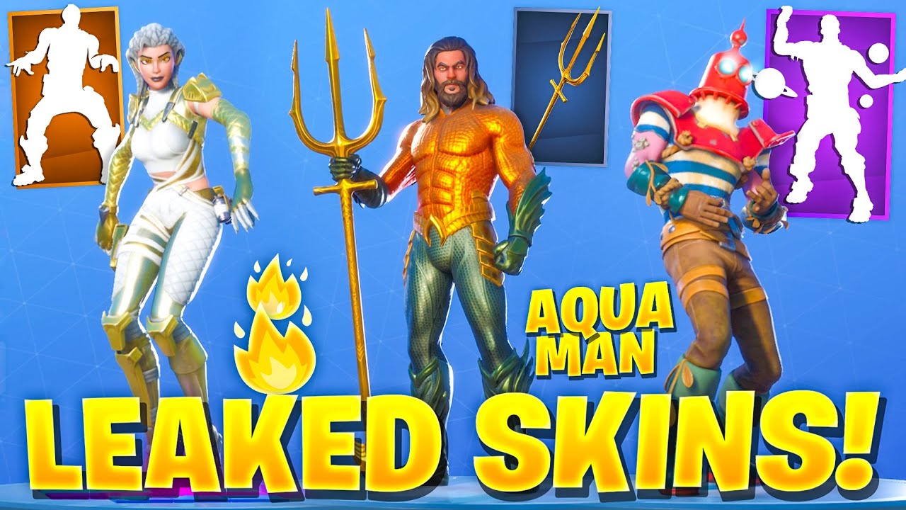 *NEW* All Leaked Season 3 Skins & Emotes! *AQUAMAN*