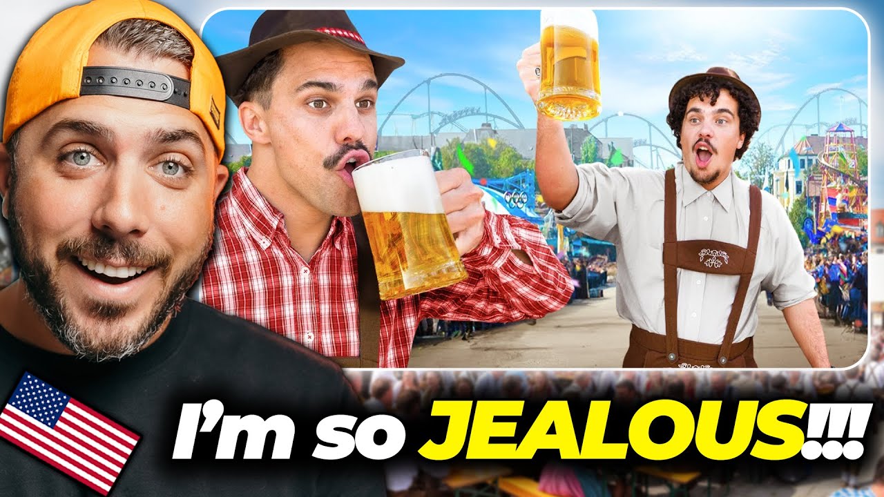 American Reacts to Oktoberfest for the First Time 🍺🇩🇪