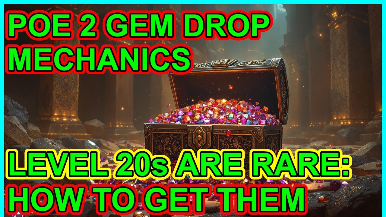 POE 2 - Guide To Getting Level 20 Skill And Spirit Gems - How Gem Drops Work. Path of Exile 2